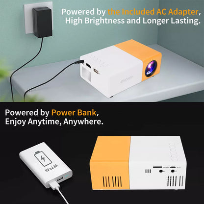 Play On The Go: Mini Portable Projector GLORIFY™