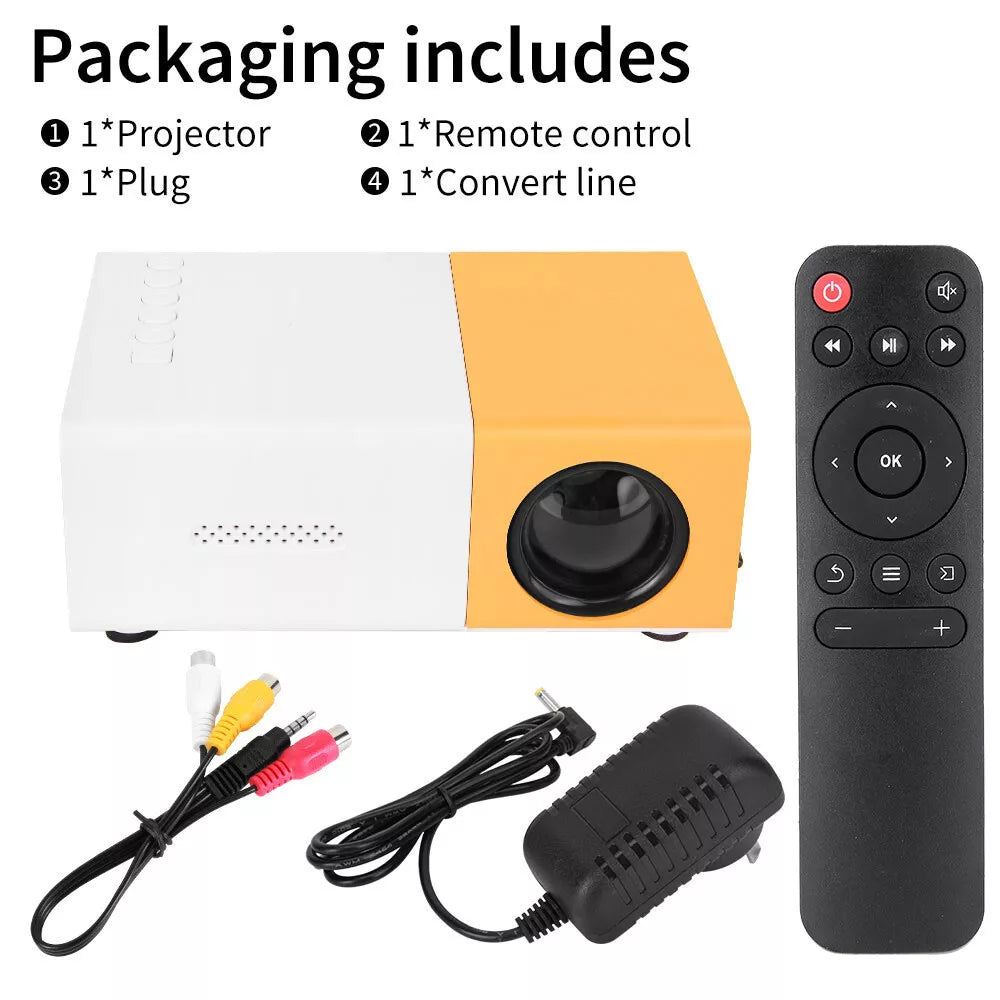 Play On The Go: Mini Portable Projector GLORIFY™